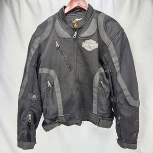 Harley-Davidson Riding Jacket with Shoulder and Elbow Pads Women's Size Large